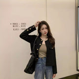 Small Fragrant Coat Women's Clothing Spring 2026 New French Short Feel Fried Street Temperament Match On Women's Clothing