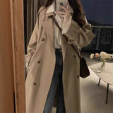 High-End Karat Color Wind Coat Woman 2025 New Autumn And Winter This Year's Popular Small Long Coat