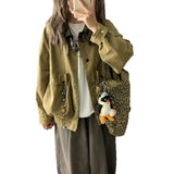 Barn Style Coat Women's Spring And Autumn 2026 New Retro Design Sense Loose Niche Couple Jacket