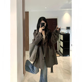 Korean Loose Wind Coat Women 2026 Autumn New Small Look Thin Korean Version Of Short