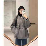 Small Hair Coat Women's Short 2026 Winter New Tice With Korean Version Of The Coat Super Look Nini