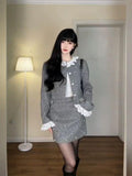 Rich Family Gold Famous Lady Wearing A Small Scented Short Coat With A Half Skirt Short Skirt Spring Two Sets Of Women