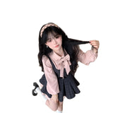 Fake Two College Style Small Dress Girl Spring And Autumn New Feeling Temperament Skinny Skirt