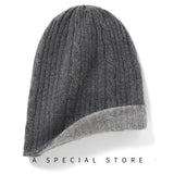 Cashmere Autumn And Winter New Women's Clothing Knitting Warm Fashion Thick Casual Flip Casual Casual Wear Hat