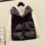Autumn And Winter 2025 New Down Cotton Vest Women's Korean Version Of Loose Short Outer Wear Horse Clip Vest Women's Coat