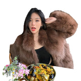 2025 Autumn And Winter New Toka Imitation Fox Net Red Young Korean Fur Women Winter Short Hair Short Coat