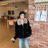 High-Level Super-Looking Haired Lamb Lamb Hair Short Coat Girl Autumn And Winter 2025 New Popular Explosion This Year