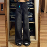 Pants Women's Large-Size Fat Mm Small Straight Jeans 2025 New Loose BF Lazy Thin Leggings