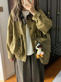 Barn Style Coat Women's Spring And Autumn 2026 New Retro Design Sense Loose Niche Couple Jacket