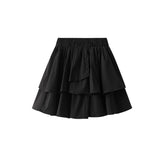 Cake Summer New Pure Wind Lotus Leaves Side Tight Waist Thin A Word Small Half Body Skirt 0507