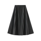 Autumn Fashion New Folding Skirt In The Long Dress Spring And Autumn Female Hanging A Skirt 9870