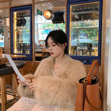 2025 Autumn And Winter New Toka Imitation Fox Net Red Young Korean Fur Women Winter Short Hair Short Coat