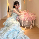 Unique Beautiful Beautiful View Of The Broken Flowers Hanging Dress Women Summer Pomp Seaside Holiday Dress