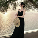 Sanya Tourist Holiday Out Of The Seaside Red Beach Dress 2026 Summer Show Back Dress Sling Skirt Dress Dress