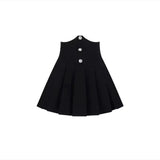 2026 Summer New Pearl Hanging Shoulder Temperament Bright Silk Chiffid Dress Women Waist Short Skirt Two Sets