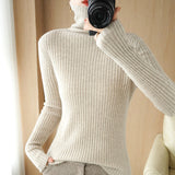 Wool Blending 2026 Autumn And Winter New Women's Body Stacking Collar ³é³é³é³é³é³é³é³é³é³é³é³é³é³é³é³é³é³é³é³é³é³é³é³é³éW Knitted Sweater