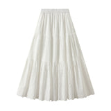 In The Autumn Of 2025, The New French Gentle Wind Embroidered Half-Dress High Waist And Large Swing Dress 6611