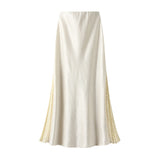 Lace Stitched With A Ribbon Half-Dressed Woman 2025 New French-Style Bag-Buteled Fishtail Skirt 9865