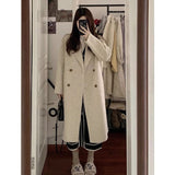 The Gray Hair Jacket Woman's New Autumn And Winter Clothing In 2026, The Korean Small Senior Sense Of The Long Coat