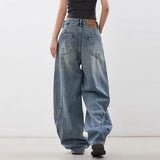 2025 Winter Trend With New Loose Curved Jeans With Thin Retro Trousers