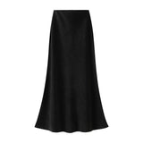 High-End Fishtail Skirt Skirt Thick Autumn And Winter New High-Waist Thin Temperament A-Word Swing Dress 9852