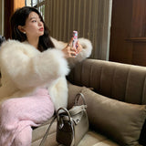 2025 Autumn And Winter New Toka Imitation Fox Net Red Young Korean Fur Women Winter Short Hair Short Coat