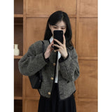 Small Scented Coat Female French Retro Spring And Autumn High-End Vintage Short Jacket Jacket Jacket Autumn And Winter