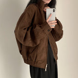 Vintage Slip Velvet Jacket Women 2026 Spring And Autumn Burst Small Senior Sense Short Jacket Top Tide