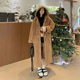 2025 New Thicken Long-Wearing Cotton Clothes Design Feel Lamb Wool Coat Women Winter Coat Tide
