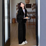 High-End Casual Sports Suit Women's Spring And Autumn Small Workwear Wind And Avant-Garde Two Sets Of Early Autumn Set