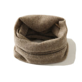 Soft Glutinous Goat 26 Autumn And Winter New Men's And Women's General Neck Sleeve Solid Color Simple To Protect Warm Neck Knitted Neck