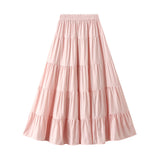 Gentle Wind Sweet Big Cake Skirt Dress Dress Dress Dress Dress Women Spring 2025 New Long Skirt Dress 9076