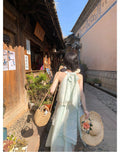 Summer Fairy Holiday Style Pure Shoulder Hanging Neck Dress New Design Sense Irregular Thin Fairy Dress