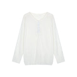 White Loose Long-Term T-Shirt Girl Summer 2025 New Lazy Wind Outside The Long-Sleeved Sunscreen Shirt Top