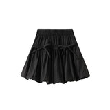 Half-Dress Girl Spring And Summer High-Waisted Short Skirt Bow Design Fluffy Skirt Bales Lantern Dress Girl K9035