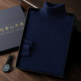 Cashmere 2026 Autumn And Winter New Men's Loose Warm Collar Knitting Sweater