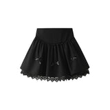 Lace Peng Peng Skirt Skirt Dress Girl Autumn Skirt Bow Dress Skirt Dress Ballet Style Dress 1390