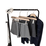Striped Crash Casual Sports Shorts Women's 2025 Summer Thin Tying With High-Rise Broad-Legged Hot Pants Shorts