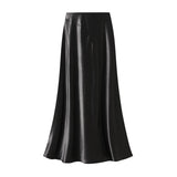 Irregular Splicing Of The Set Of The Fish Tail Half-Dress Woman Spring New Thin Temperament Skirt Dress 9860