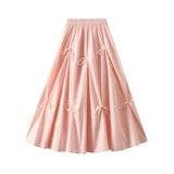 Half-Body Dress 2025 New Women's Summer High-Waisted A-Character Half-Dress High-Sense Temperament Is Thin And Herobella Skirt 8931