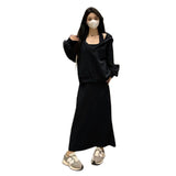 2026 New Korean Senior Feeling Autumn And Winter Wearing A Joint Dress Women Early Autumn Small Tidum Dress