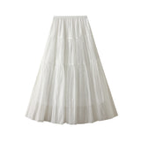 Gentle Wind High Waist Half-Dress Women's Long Dress 2025 Summer New Small Piece Cake Skirt 0552