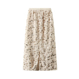 Cumien Liang Split Dress Girl Autumn And Winter Plush Plush Tweed Su Thin Straight A-Dress Dress D8513