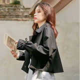 2025 New Women's Clothing Korean Version Of Loose Small Tide Coat Women's Tide In Autumn Fried Street Short Suit Windwear
