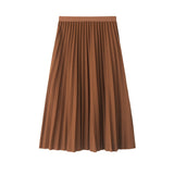 Autumn And Winter New Women Korean Version Of The Long-Term Retro Fashion Half-Dressed Skirt 8837