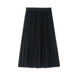 Autumn And Winter New Women Korean Version Of The Long-Term Retro Fashion Half-Dressed Skirt 8837