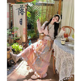 Summer Tourism Wearing Flower Color Splicing Cake Skirt Women 2025 Summer Design Feeling Small Half Skirt Woman Tide