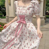 French Design Feeling A Small Sweet First Love Flower Dress Girl Summer Fresh And Gentle Princess Dress