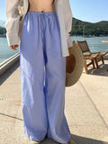 Maldives Holiday Casual Wear Blue Bikini White Sunscreen Shirt Women Summer Seaside Sexy Three-Piece Set