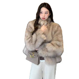 High-Grade Dizzling Fox Fur Coat Women's Winter 2026 New Fur-Collar Fur Coat